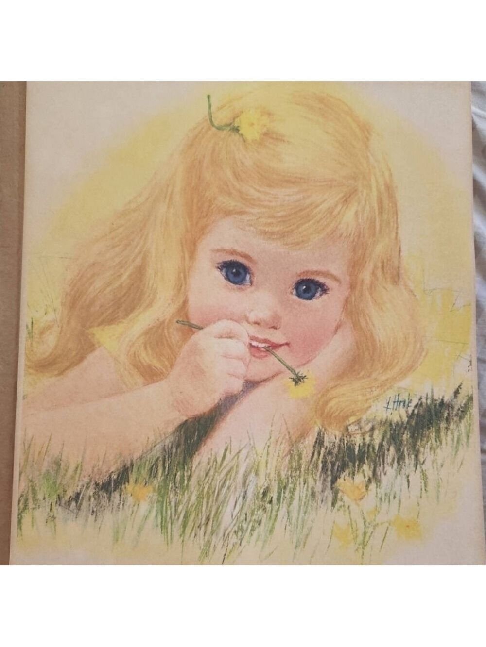 Vintage NORTHERN PAPER MILLS RARE 4 girl prints tissue paper
